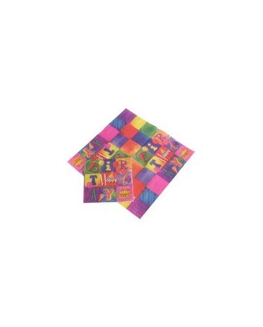 Servítky Happy Birthday I - 33 cm - 20 ks