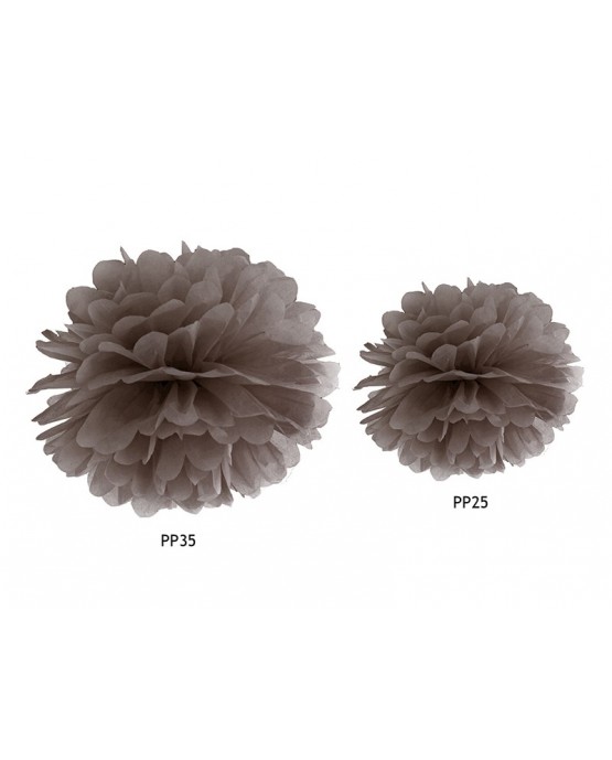 Pompón -hnedý 25cm