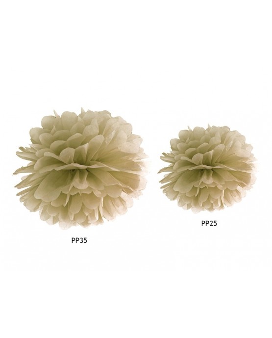 Pompón -zlatý 25cm