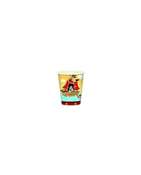 Poháre Pirátska loď 260ml 6ks/P229