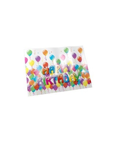 Obrus Happy Birthday 120x180cm