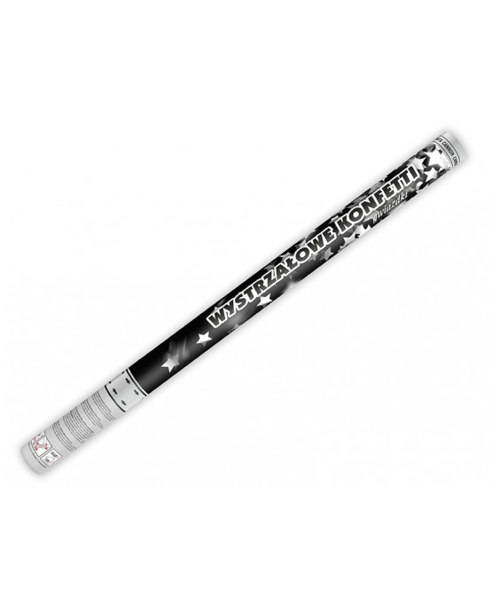 Konfety - strieborné hviezdy 80cm