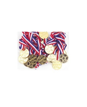 Plastové medaile 5ks