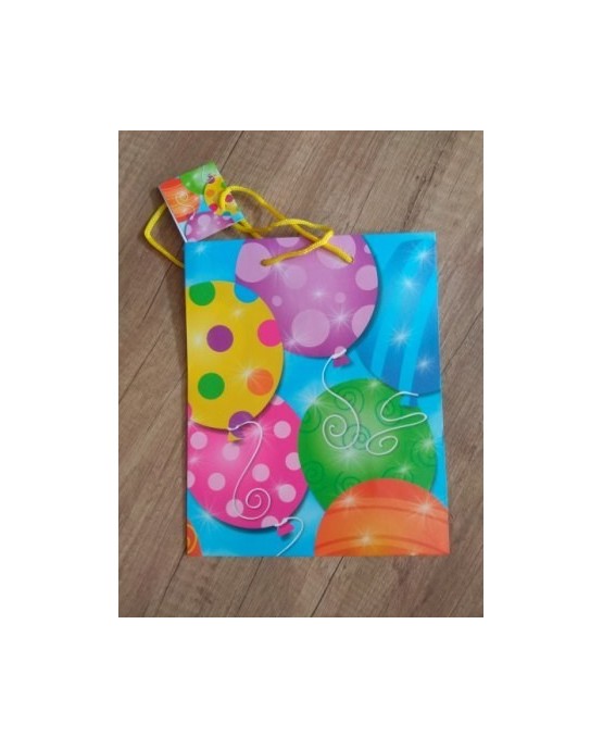 Darčeková taška Balóniky 18x23 cm    1ks/P166