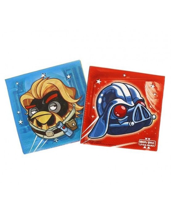 Servítky s motívom  Angry Birds - Star Wars 33cm 20ks/P192