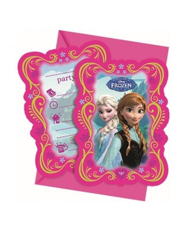 Pozvánka na narodeniny Frozen 6ks