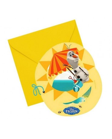 Pozvánka Olaf 6ks/P131