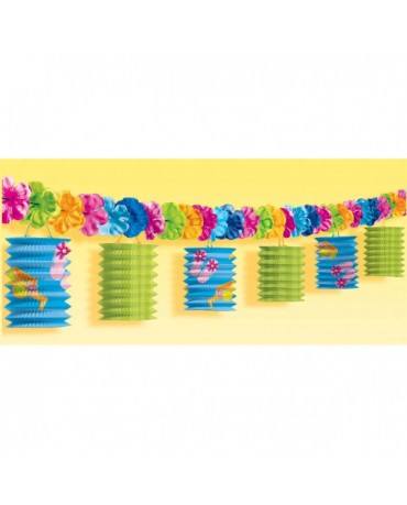 Girlanda - farebné lampióny 3m
