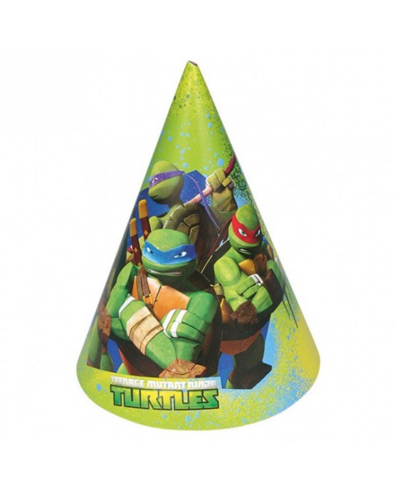 Klobúky Ninja korytnačky 6ks