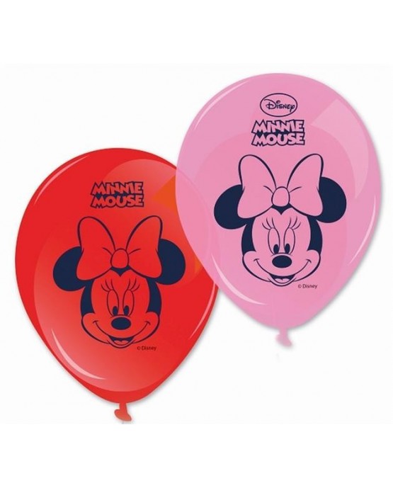 Latexové balóniky Minnie 11" 8ks/P176