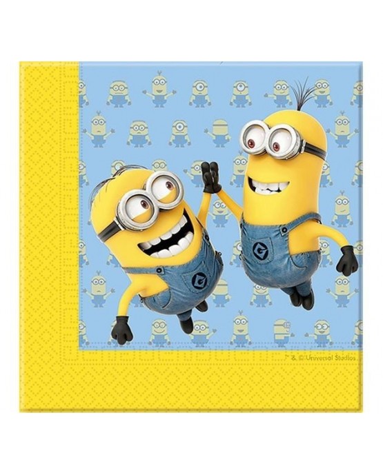 Servítky Lovely Mimoni 33cm 20ks/P138