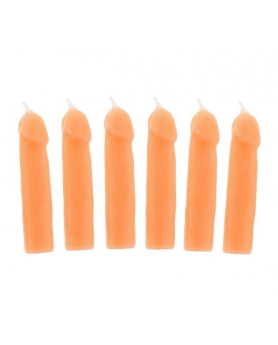 Sviečky "Willy"  6ks/P78