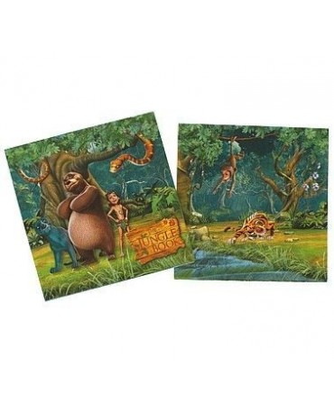 Servítky Kniha džunglí  33 x 33 cm - 20 ks./P196