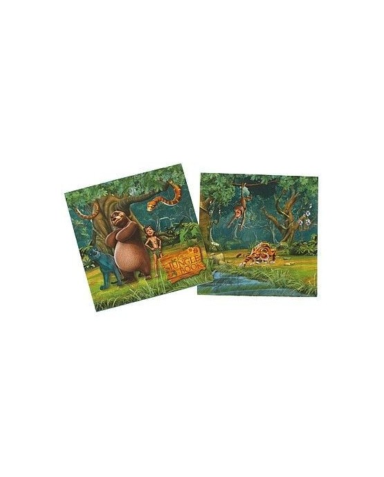 Servítky Kniha džunglí  33 x 33 cm - 20 ks./P196