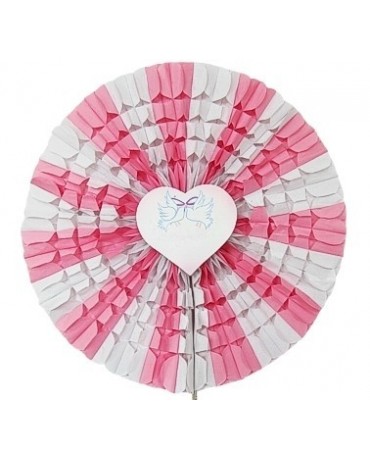 Rozeta s motívom holubíc 1ks/P74