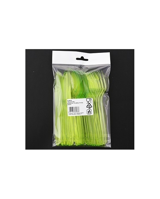 Set príborov - zelený 24ks/P94