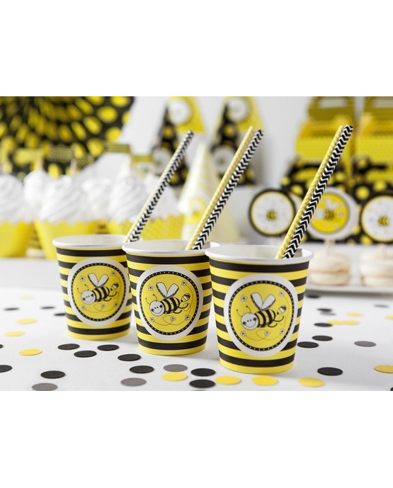 Poháre Včielky 200 ml - 6 ks