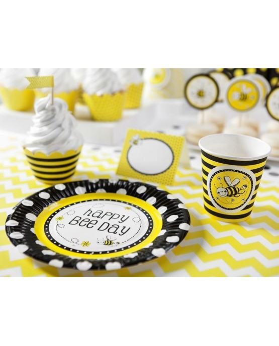 Poháre Včielky 200 ml - 6 ks