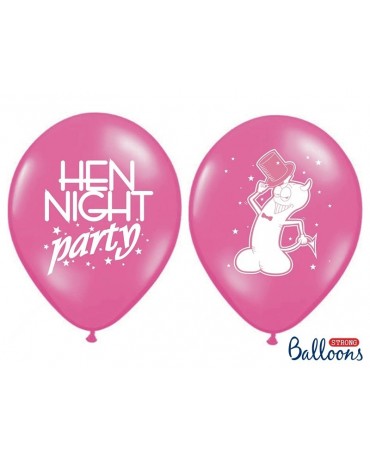 Latexové balóny "Willy" - ružové 30cm 10ks