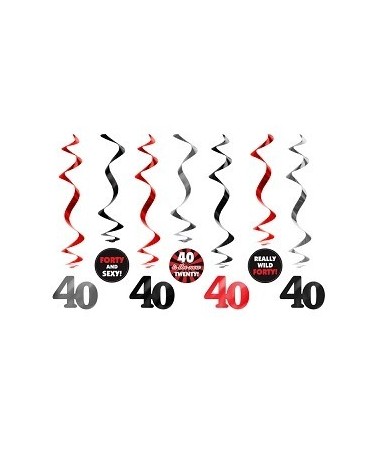 Špirály - 40. nar. 60 cm - 7 ks/P89