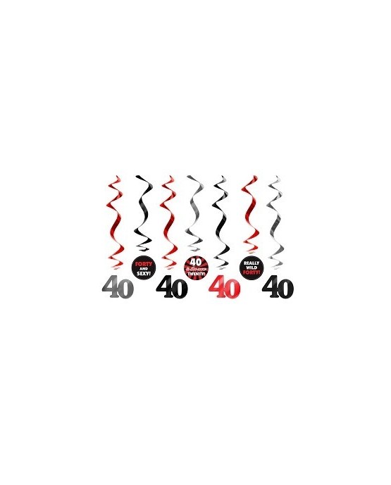 Špirály - 40. nar. 60 cm - 7 ks/P89