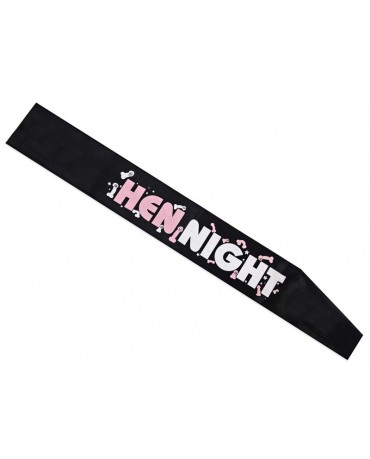 Šerpa "Hen night" - čierna 1ks/P78
