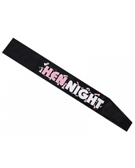 Šerpa "Hen night" - čierna 1ks/P78