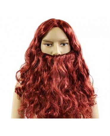 Hnedá parochňa s bradou