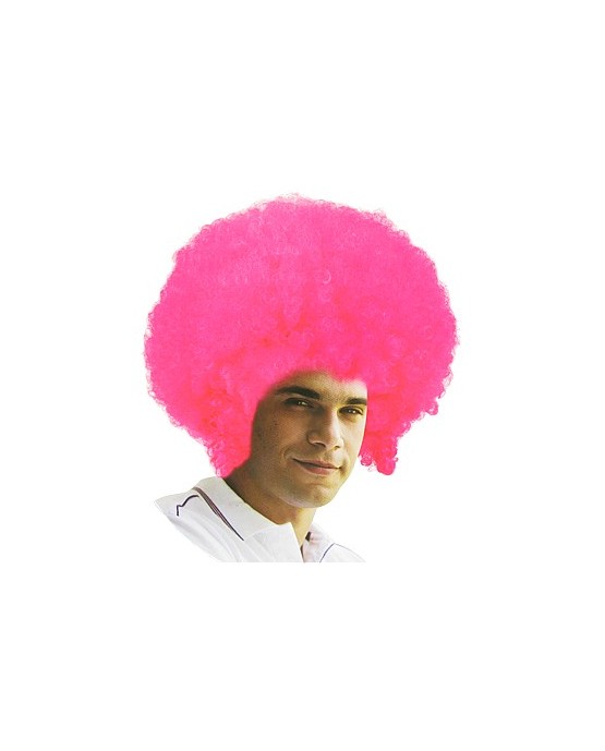 Parochňa "Mega afro ružové" 1ks/P83