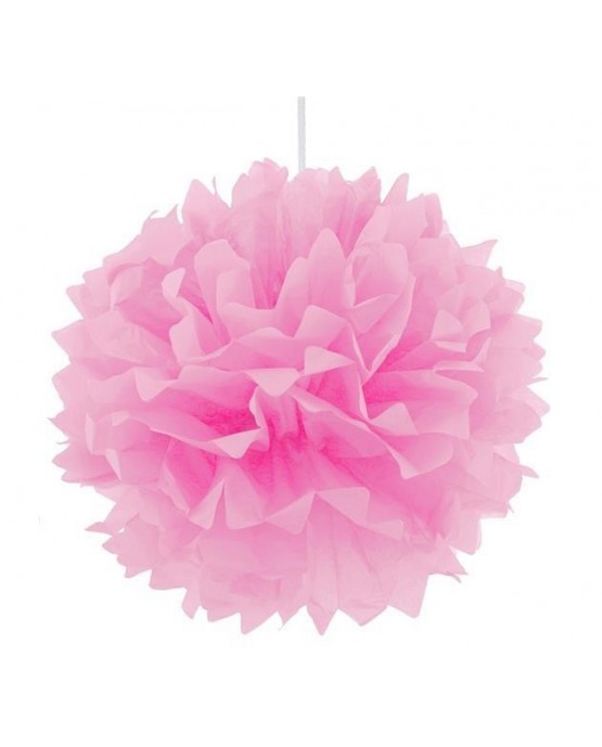 Visiaca dekorácia kvet - bledoružový 40cm 1ks/P3-5