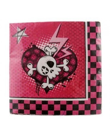 Servítky Rockové pirátky 33cm 20ks/P239