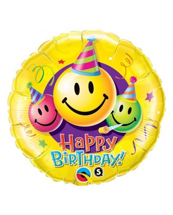 Fóliový balón smajlíci 18"