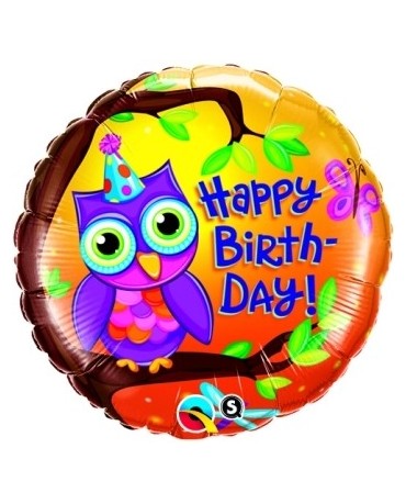 Fóliový balón sovička 18"