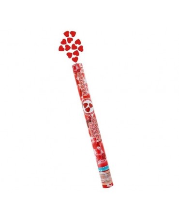 Konfety -červené srdcia 60cm