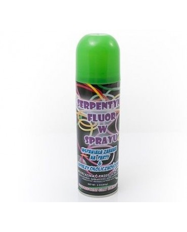 Serpentína v spreji - zelená 250ml