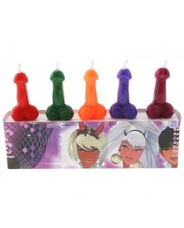 Farebné sviečky "Willy"