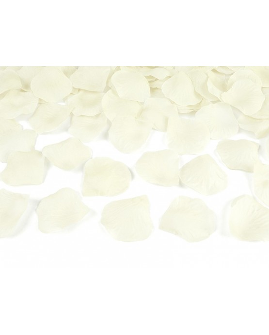 Konfety - krémové lupene ruží 80cm 1ks