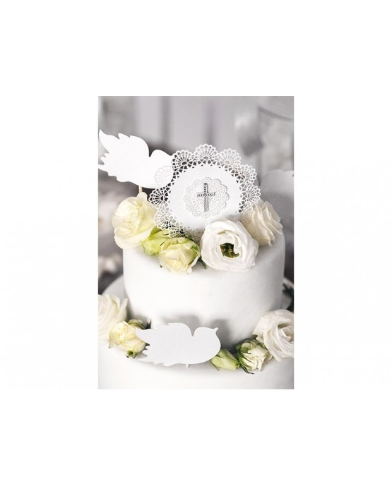 Menovky na stôl - holubica 10ks