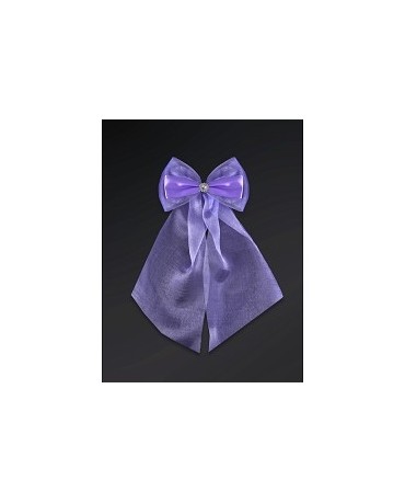 Ozdoba - mašľa  - fialová 2ks