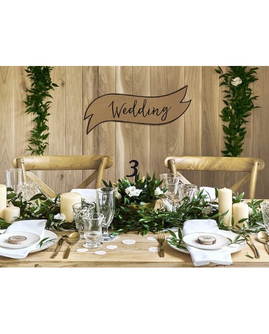 Dekor. čierne čísla na paličkách11ks