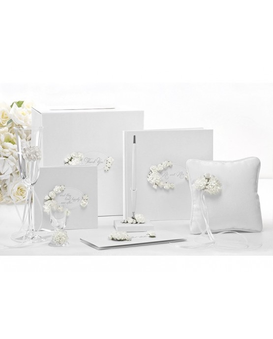 Poháre na šampanské - kvety 2ks