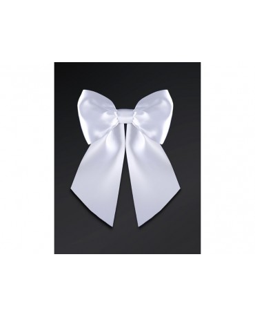 Mašle na kľučky- biele 2ks