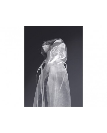 Ozdoba na stoličky/lavice - biela 2ks