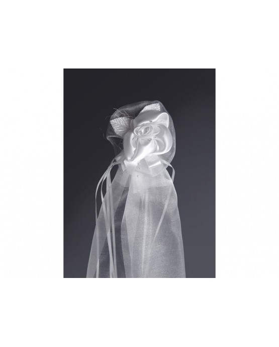 Ozdoba na stoličky/lavice - biela 2ks