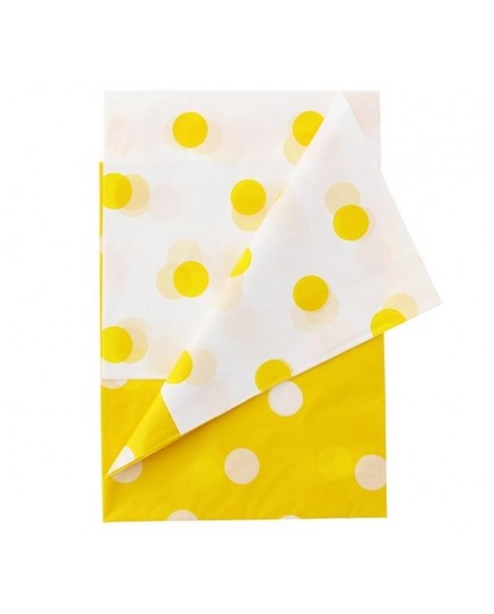 Obrus -žlté bodky 128x181cm 1ks