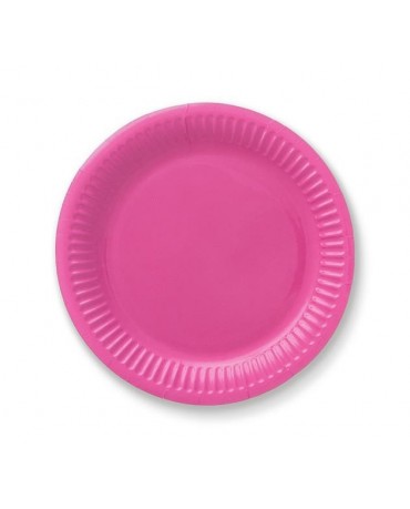 Tanieriky - jasnoružové18cm 6ks