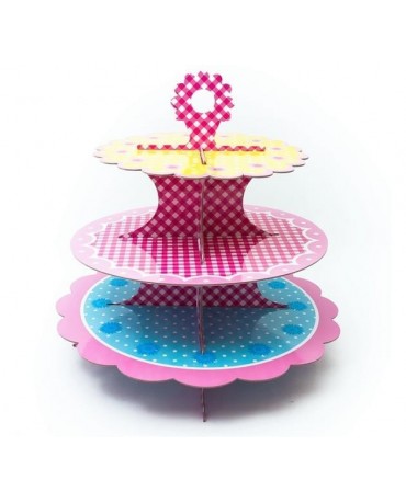 Stojan na koláčiky - farebný