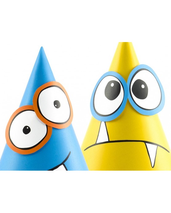 Klobúčiky Strašidielka 6ks