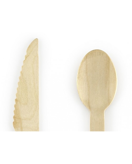 Drevené príbory 18ks