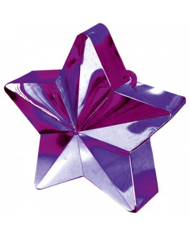 Závažie na balóny -hviezda-fialová